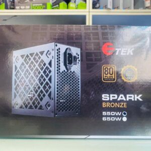 E -TEK 650W 80 PLUS BRONZE BRAND NEW POWER SUPPLY ( 02 years warranty )