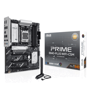 ASUS PRIME B840-PLUS WIFI DDR5 CSM MOTHERBOARD ( 3 YEARS WARRANTY )